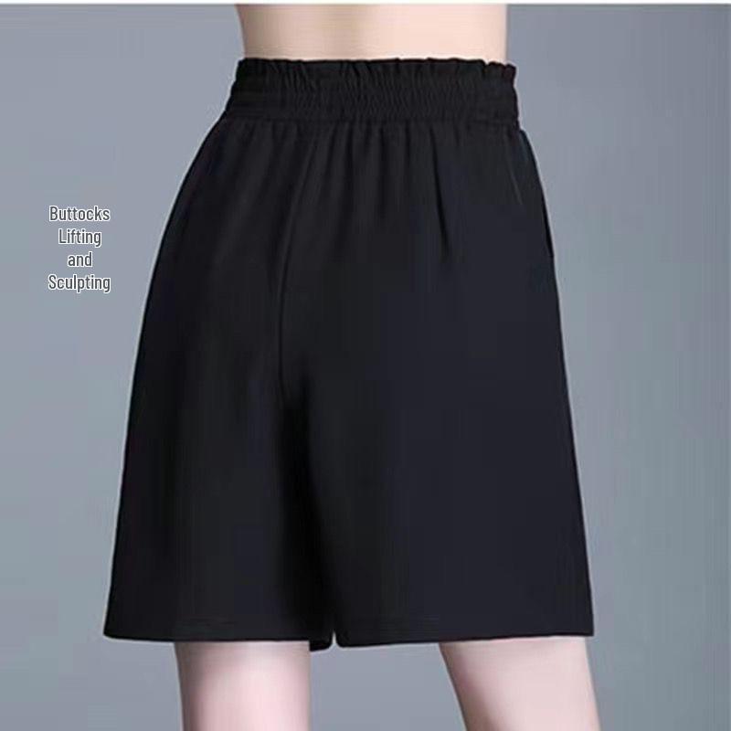 Women s Striped Wide-Leg Drawstring Pants - Summer Elastic High Waist, Floor-Length Casual Style 2026. S fit under 90 lbs