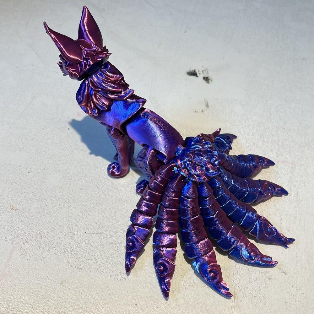 Multi-jointed 3D Printed Model Simulation Printed 3D Toy Animal Figurine Toy Kids Toy