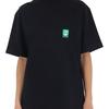 Balenciaga Drop Shoulder Sleeve T Shirt Women's Black Loose Fit 594599THV631000
