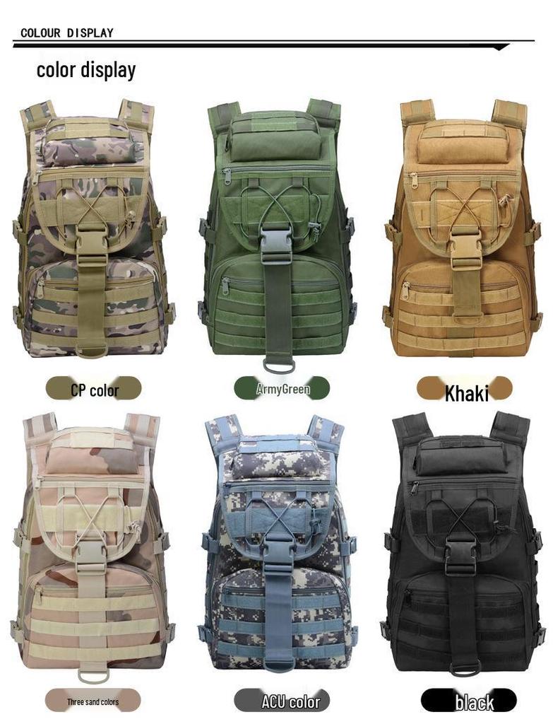 X7 Tactical Waterproof Men's Hiking Backpack - Outdoor Travel & Camping Double Shoulder Bag