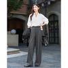 Women's Warm Pleated Straight-Leg Casual Pants