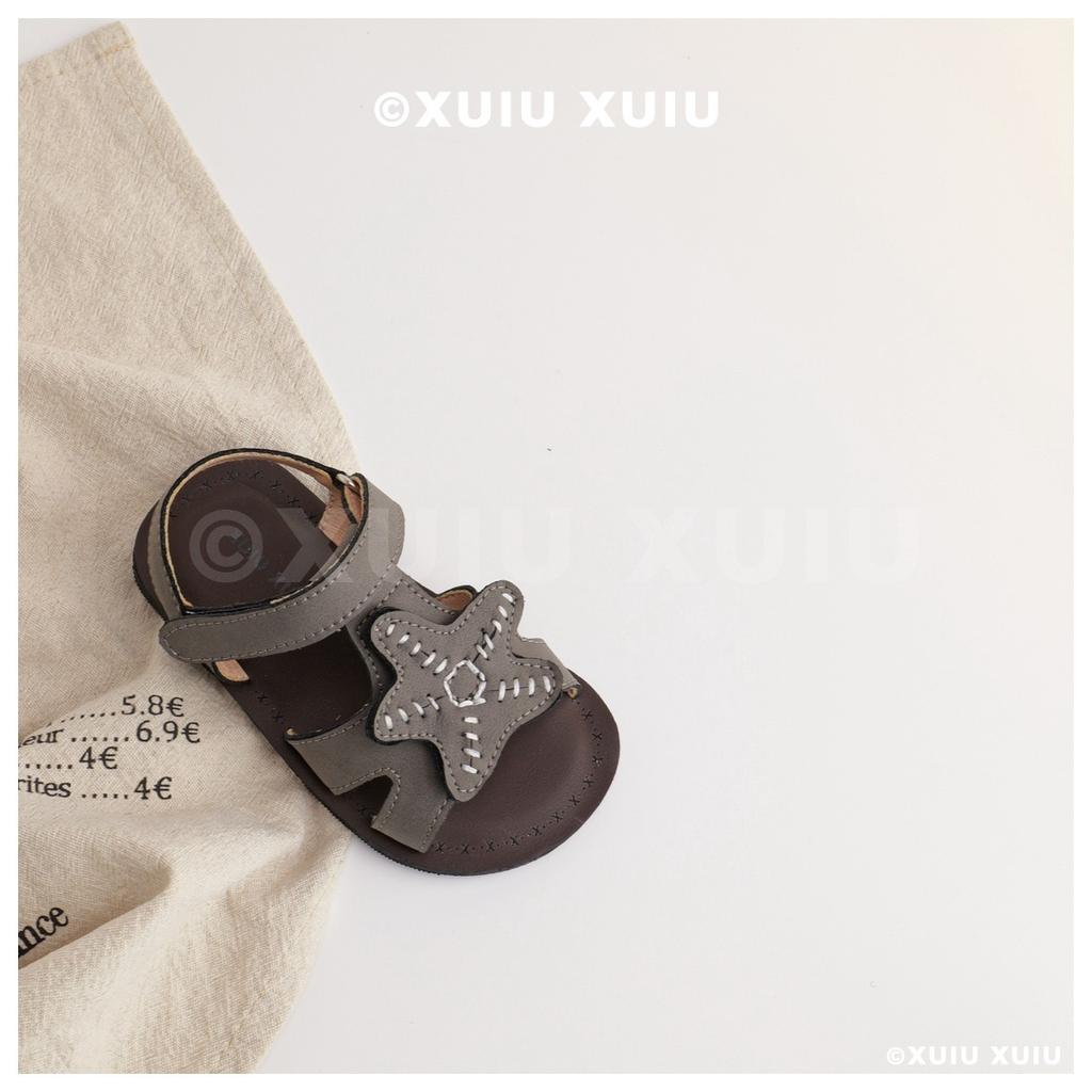 XSHX "SeaStar" medieval starfish beach wind boys and girls sandals open-toed Velcro [Wenzhou shoes]