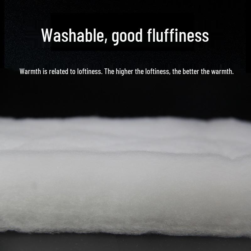 Puszysty wkład do kołdry z mieszanki bawełny i jedwabiu z wypełnieniem akrylowym