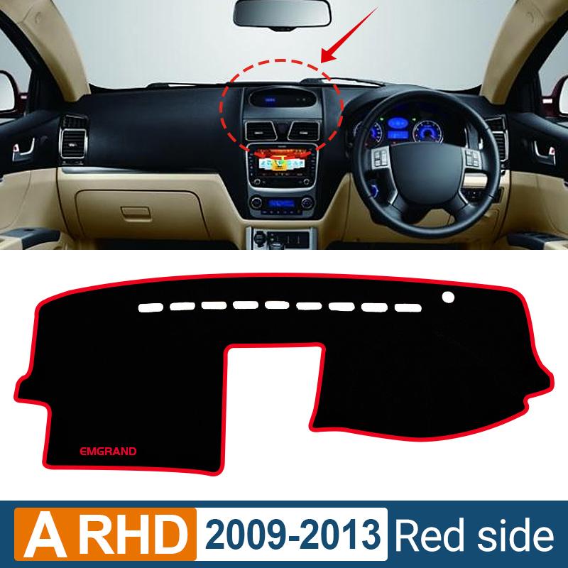 

Автомобильные аксессуары для Geely Emgrand EC7 EC715 EC718 2009 2010 2011 2012 2013 2014 2015 2016 крышка приборной панели избегайте легкой панели A 09-13 Red RHD