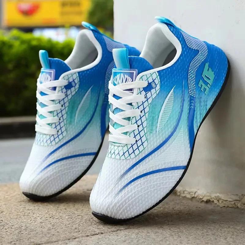

Модная мужская повседневная спортивная обувь, дышащие легкие кроссовки, уличные сетчатые кроссовки для бега, атлетические кроссовки для бега трусцой и ходьбы, мужская кожа 39