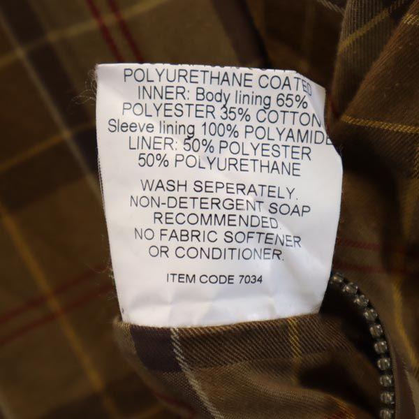 Barbour Voskovaná bunda XXL Hnědý kabát Pánský Použitý