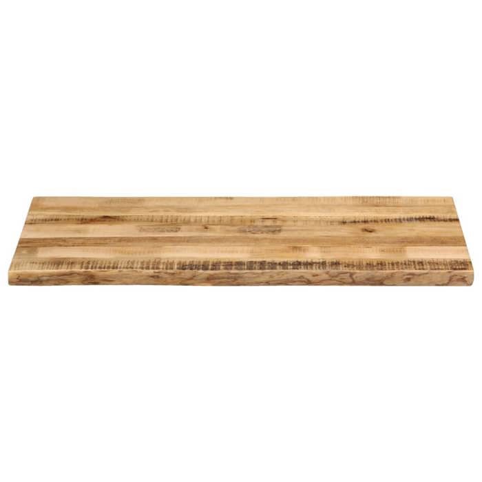 VidaXL Table Top Live Edge 110x60x2.5 Cm Raw Mango Wood, Wooden Table Top, Side Table Top, 370671