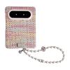 Huawei PuraxMax French-Style Foldable Phone Case with Double Middle Axis and Woven Texture