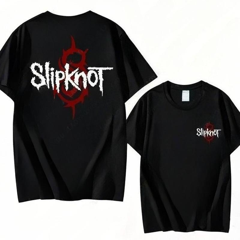2026 Hot Sale Prepare for Hell Tour Shirt Heavy Metal Cotton Tees Man Rock Band T-shirt Men's Women Slipknots Double Sided Print Short-sleeve Tops