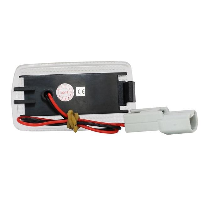 Pair Car LED Door Welcome Lights 12V White Red SMD LED Courtesy Lamp For Toyota Camry Crown Prius For Lexus IS250 RX350