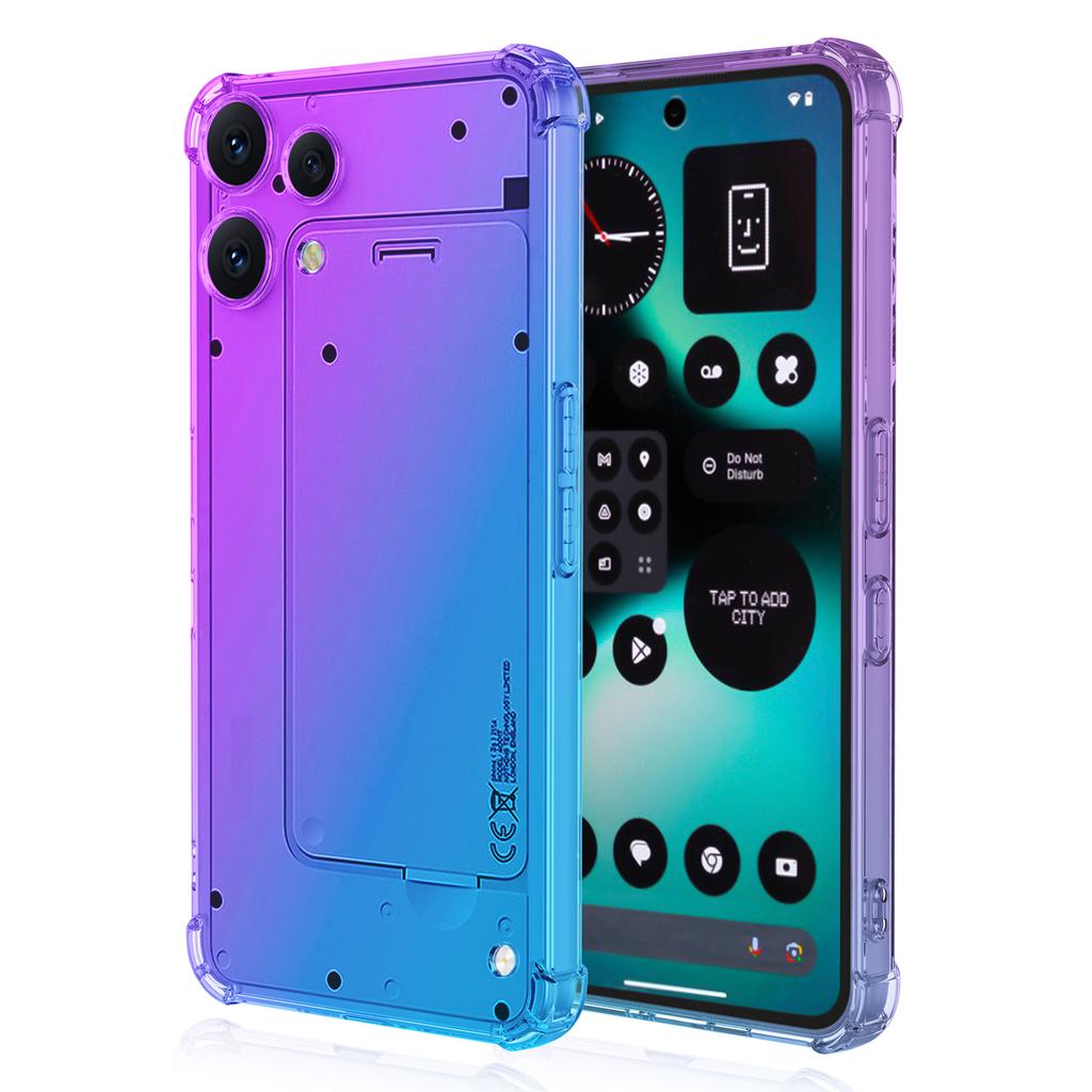 Teléfono por nada (3a) Funda Lite 5G Color Degradado TPU Anticaídas Cubierta para Teléfono
