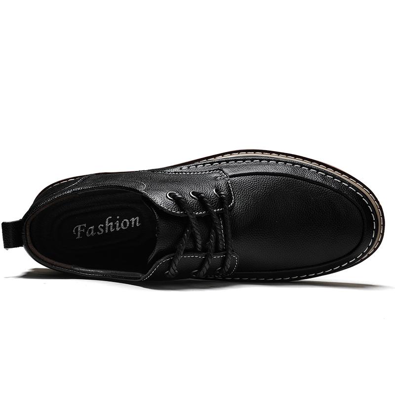 Handgefertigte lässige Lederschuhe für Herren, flache Schuhe