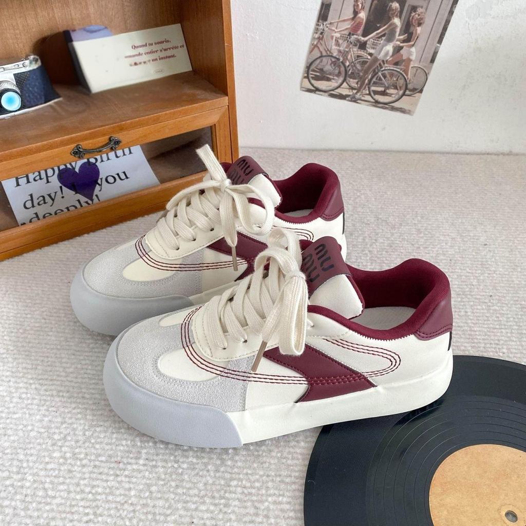 Girls Board Shoes 2025 Spring and Autumn New Children's Sports Shoes Medium and Large Children Girls Casual Shoes Students White Shoes Trendy Shoes