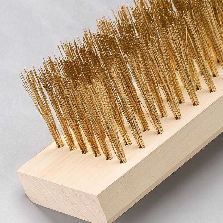 Deckbürste Außenbodenbürste Mit Bequemem Holzgriff Für Schwere Reinigungsarbeiten