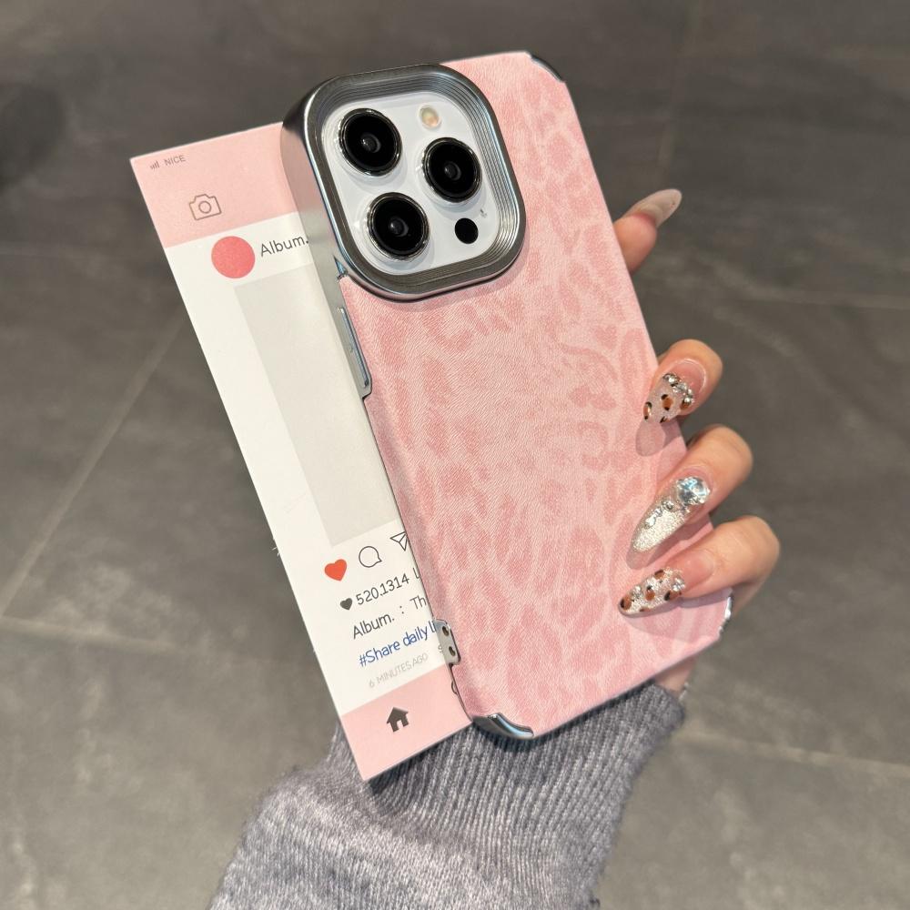 Luksusowe Etui w Chłodny Wzór Pantery Dla iPhone 17 Air 16 Pro Max 15 14 Plus 13 12 11 Matowe Poszycie Skórzana Tekstura Odporne na Wstrząsy Pokrowiec