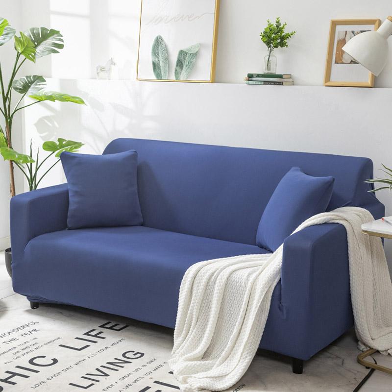 Elastic Plain Solid Sofa Cover Stretch Tight Wrap All -Inclusive Sofa Cover For Living Room Funda Sofa Couch Cover Armchair Cover