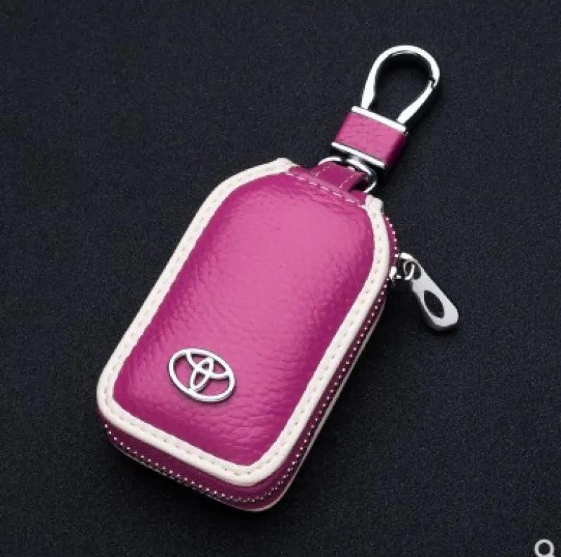 Premium Leather Car Key Case for Luxury Vehicles - Universal Fit