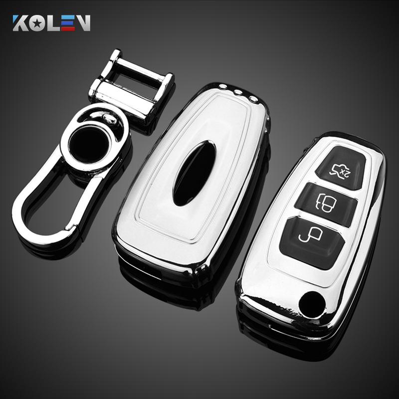 Soft Tpu Car Remote Key Case Cover For Ford Focus 2 3 Mk2 Mk3 Fiesta Mondeo Kuga Ecosport Ranger Auto Key Protect Holder Shell
