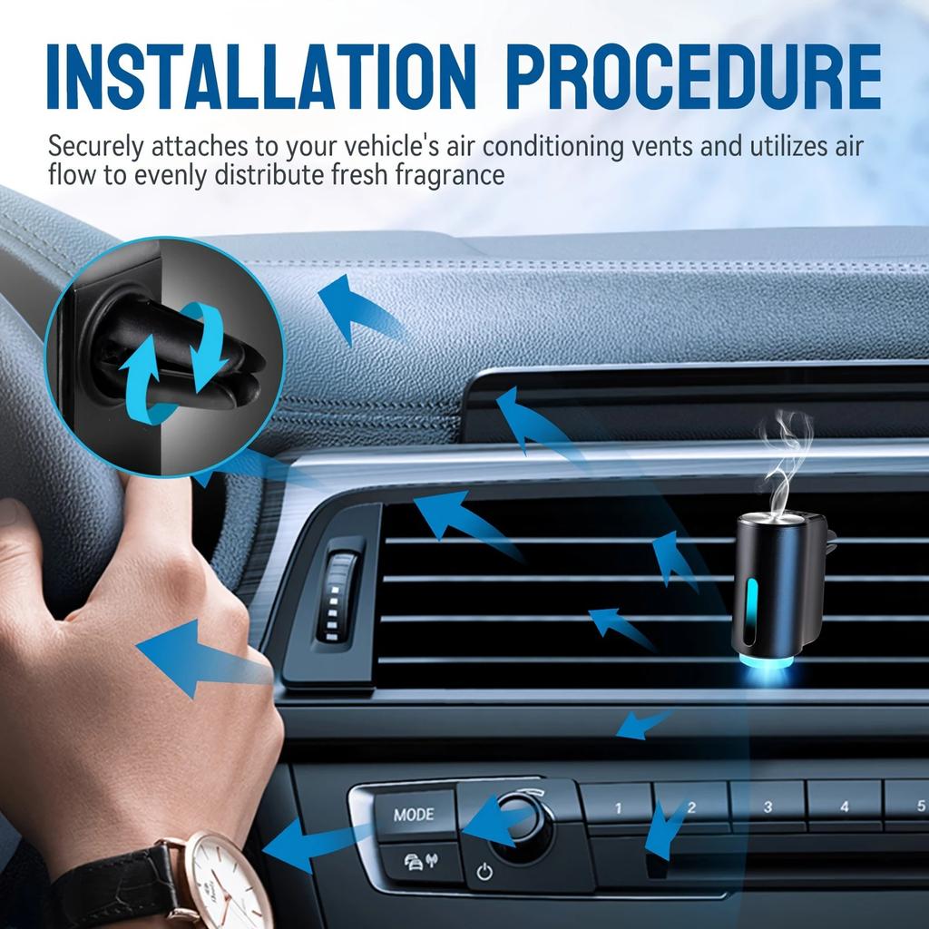 Smart Car Air Aromatherapy Diffuser Car Air Fresheners Humidifier Aromatherapy Freshener Removing Odors Car Accessories