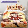 Klee 3pcs Bedding Set Duvet Cover Closure Includes 1 Duvet Cover & 2 Pillowcases for All Seasons Bedroom Home Dorm Decor