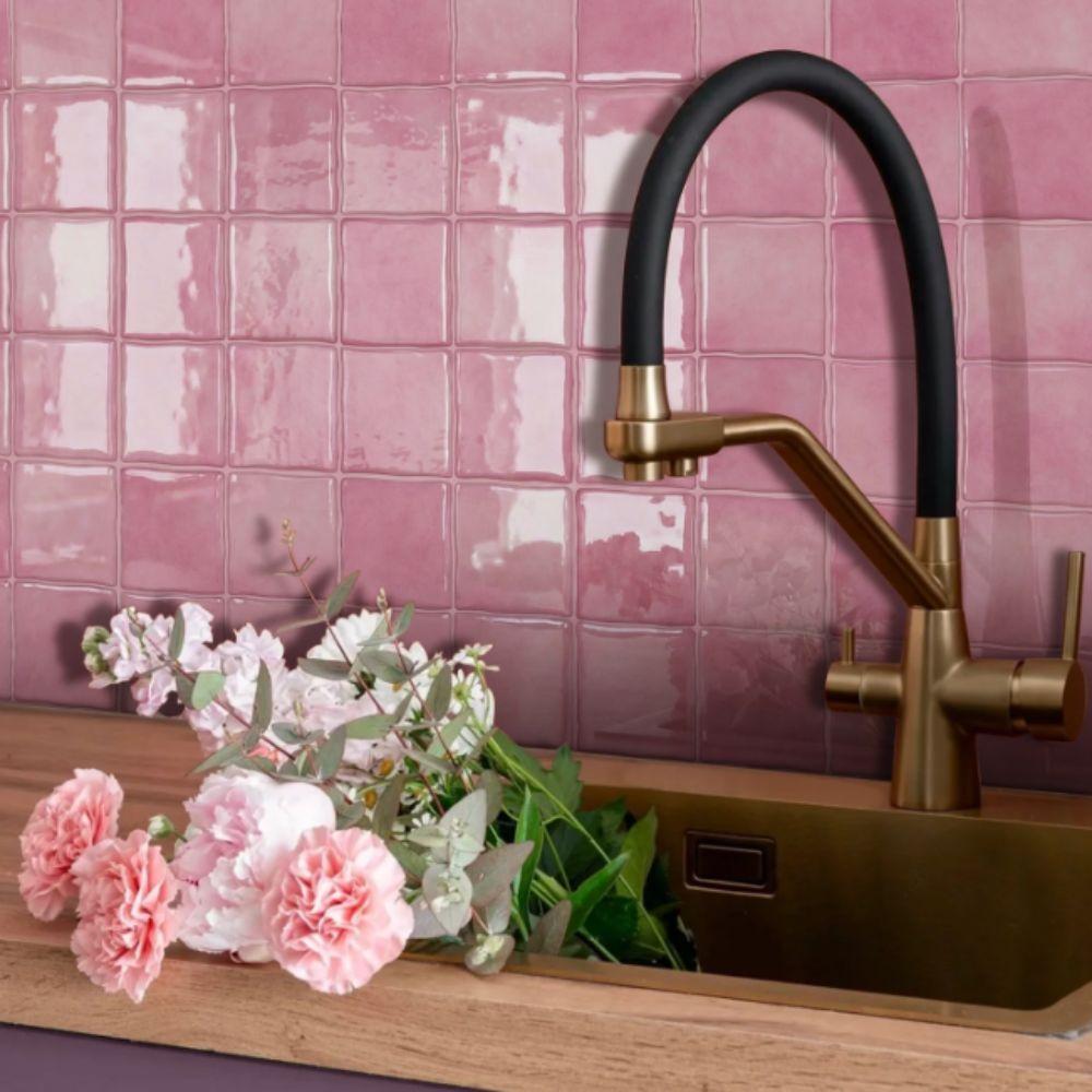 Lightweight Self-adhesive wallpaper Waterproof DIY Backsplash Tiles Indoor Decoration
