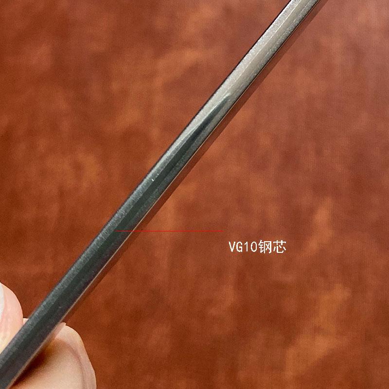 DIY Messer Einseitige Klinge Ohne Griff Damaszener VG10 Stahl Scharfes Kochbeil Tranchieren Sushi Yanagiba Japanisches Küchenmesser