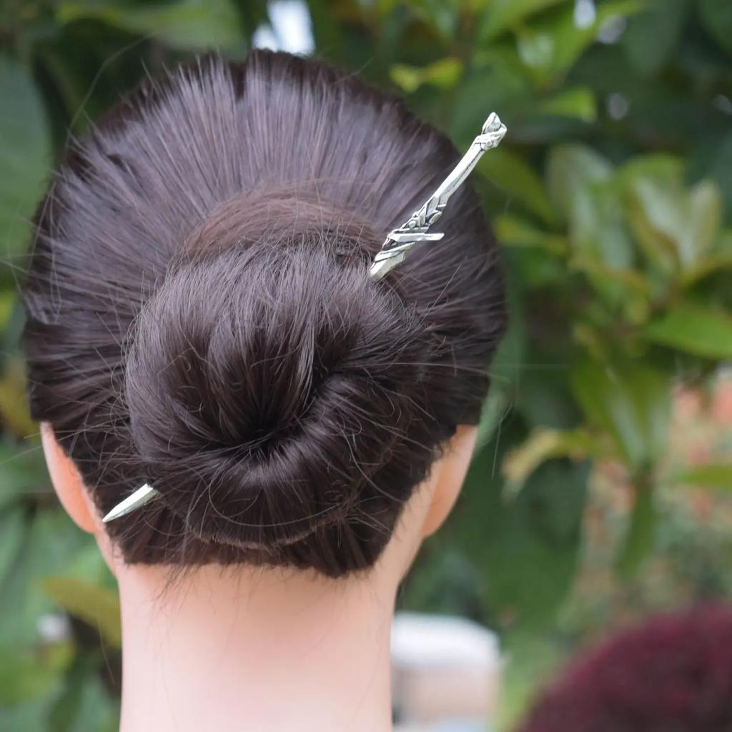 16cm Nordic Witch Wiccan Gothic Hair Stick Halloween Hairpin Sword Gift Hair Pin