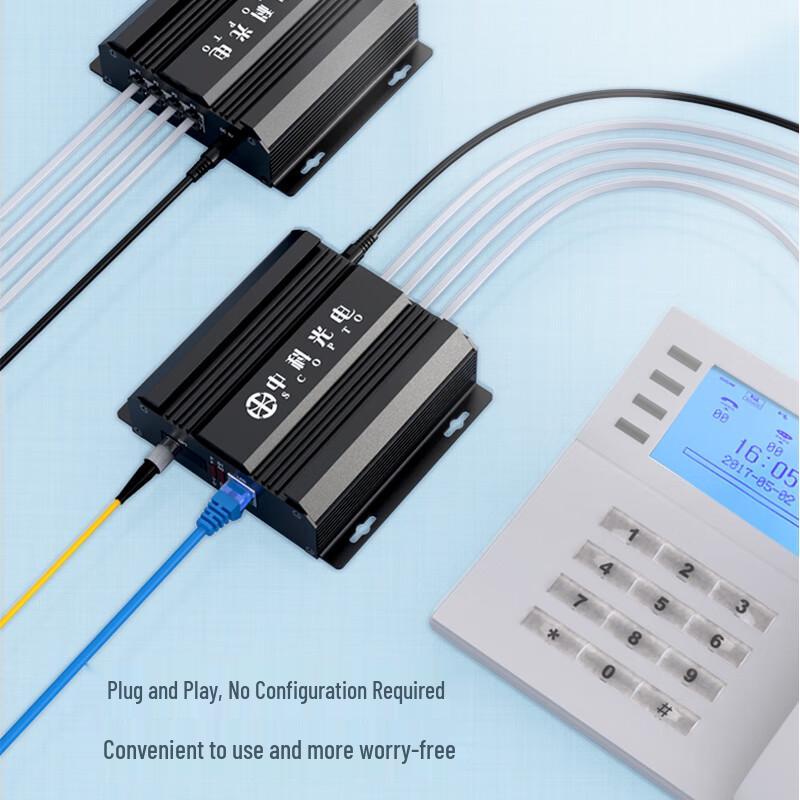 Zhongke Optoelectronics PCM Voice Telephone Optical Transceiver