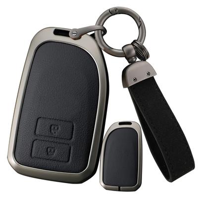 Toyota Smart Key Case Key Holder Aluminum Alloy Leather Key