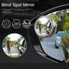 2 Stück Lind Spot Spiegel 360° Verstellbarer Auto Seiten Rückspiegel Erweiterung Universal Fahrzeug Sichtverbesserer für Sicherheit