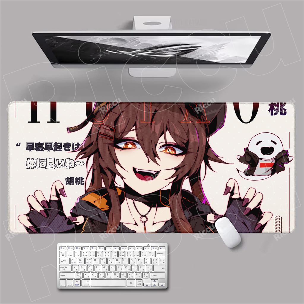 Anime poster Girl NonSlip Mouse Pad Large Mousepad HD Print Keyboard Pad Laptop Computer Desk Pad Locking Edge Mouse Mat Carpet