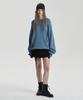 Jenyujeu Damaged Knit - Blue