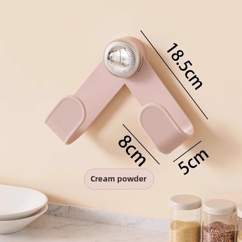 Suport rotativ cu ventuză, montat pe perete, fără găurire, pentru capace de oală