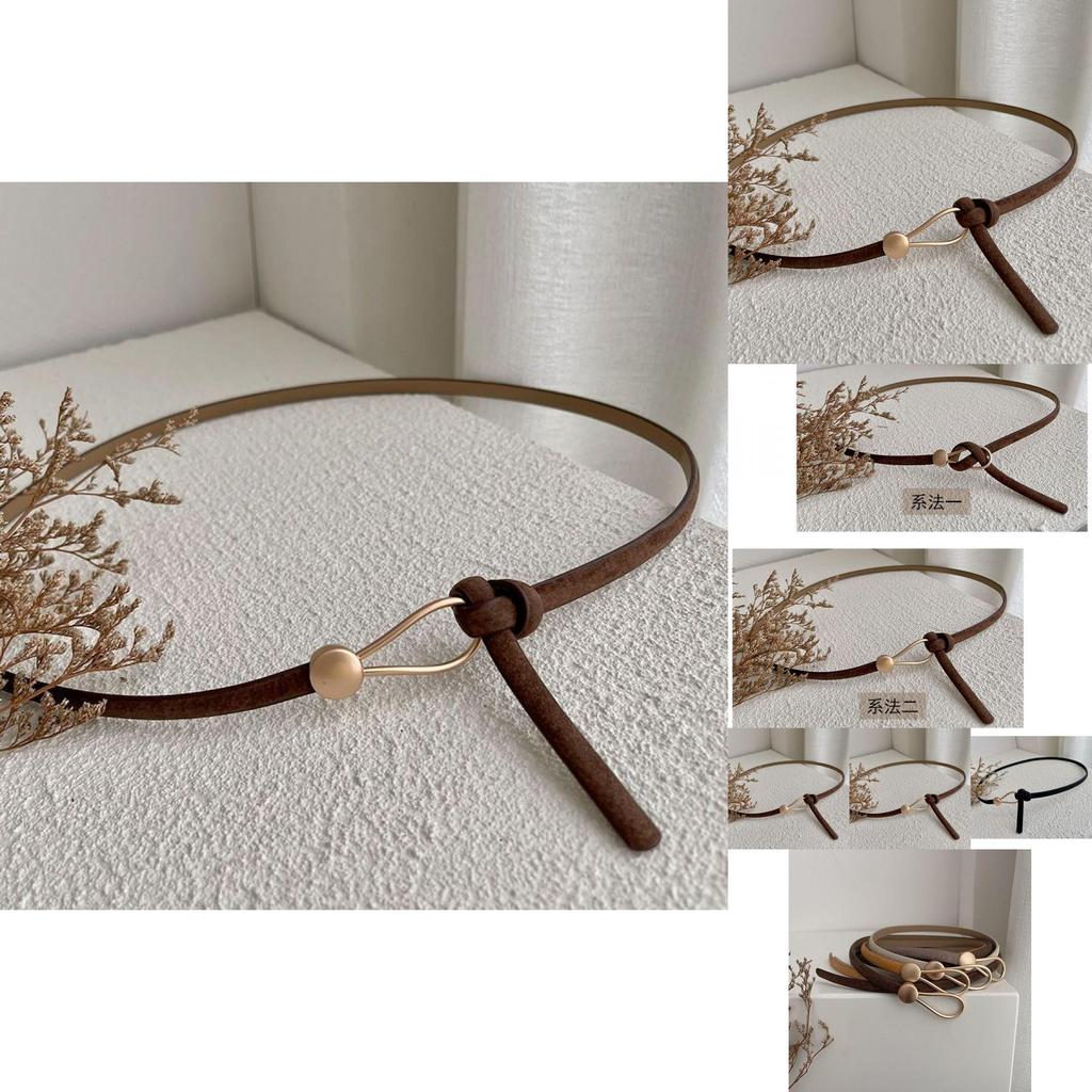 Elegant Brown Pu Waist Belt For Women Ideal For Chic Summer Outfits