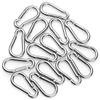 1-100pcs Mini Carabiner Keychain Alluminum Alloy D-ring Buckle Spring Carabiner Snap Hook Clip Keychains Outdoor Camping Tool