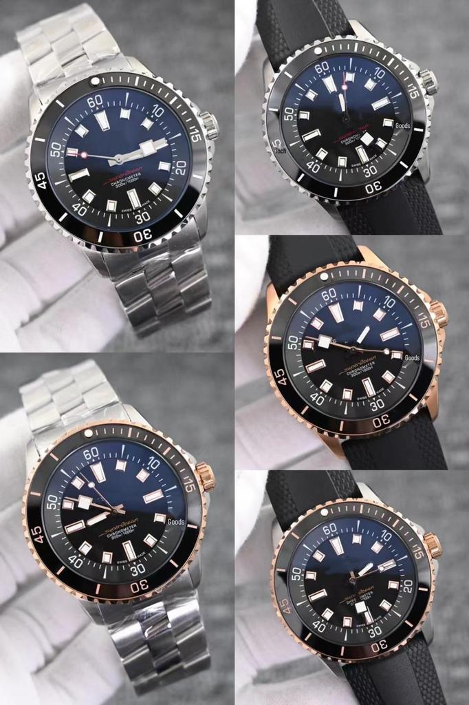Bainilai BNL Super Ocean Ceramic Bezel Quartz Men's Watch with Calendar