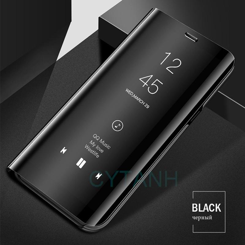 For Samsung A23 5G Case Luxury Smart Mirror Magnetic Flip Leather Kickstand Phone Case For Samsung Galaxy A33 A53 A73 Full Cover