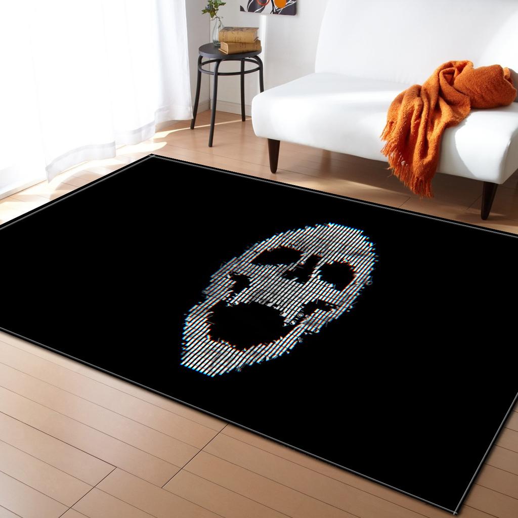 Skull Living Room Carpet Bedroom Dining Room Floor Mat