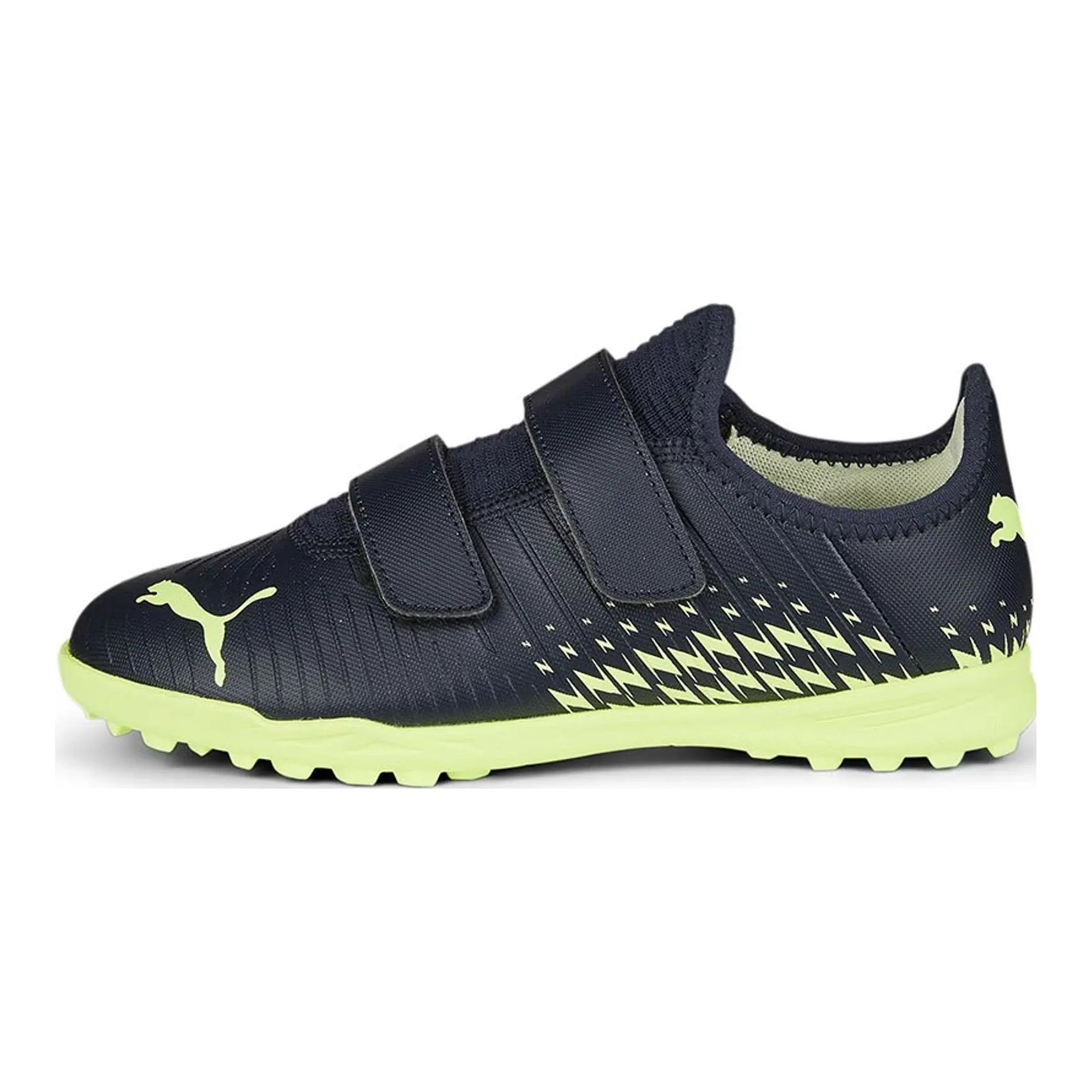 PUMA FUTURE Z 4.4.4 Velcro Tt Fastest Abrasion Resistant Abrasion Resistant Low top Kids Soccer Shoes Black Green 107019-01 38.5