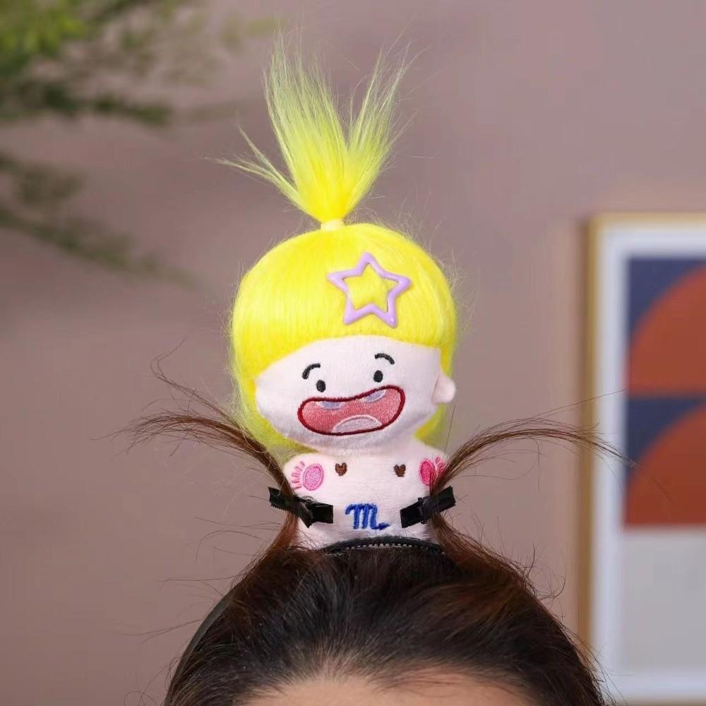 New Wash Face Cartoon Hairband Soft Women Girl Hair Accessories Funny Doll Headbands Headpiece Hairstyle Fixing Tool