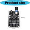 Stereo Power Amplifier Module Supporting Wide Voltage Ranges 12V To 24V with Volumes Control Knob Safety Features for Home