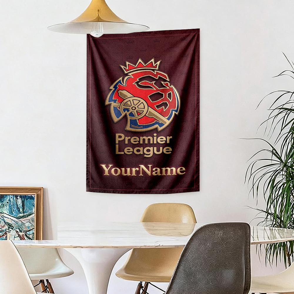 Arsenal Custom Your Name Wall Decor Tapestry Art For Pet Memorial Birthdaywedding Party Backdrop Family Gift