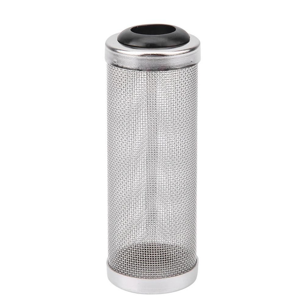 Stainless Steel Mesh Aquarium Filter Net silicone Metal Prefilter Tube Filter Case Cover Mesh Tube Net Cover Shrimp Filter Guard
