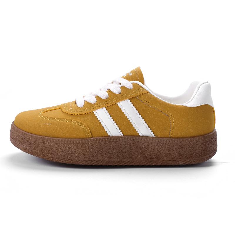 

Женские повседневные кроссовки на толстой платформе, нескользящие, со шнуровкой, удобные кроссовки для ходьбы, легкие кроссовки для бега для женщин, ретро-спортивная теннисная обувь 39