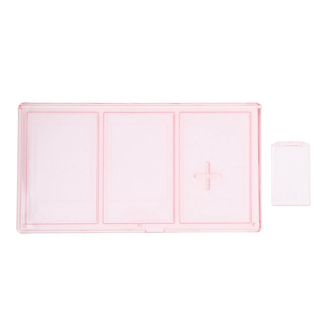 Photo Frame 3 Openings Clear PC Display 3in 4x3 Picture with Stand Triple Picture Frame for Instant