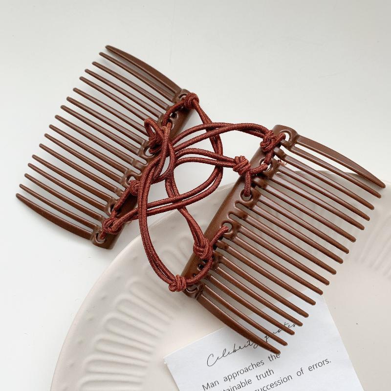 Creative Magic Disc Hair Clip Vintage Elastic Rope Hair Comb Premium Material Headwear for Women Birthday Gift Hair Styling