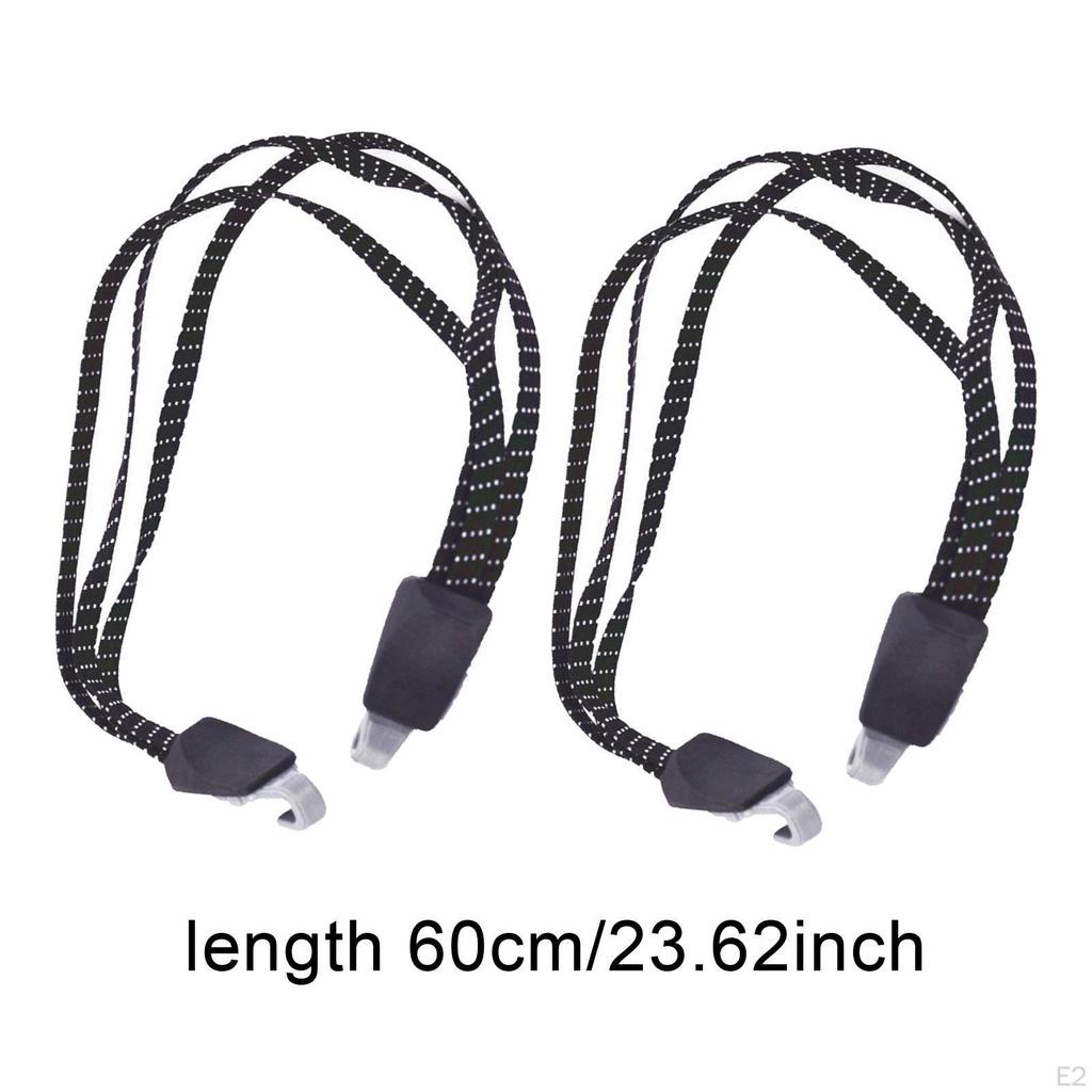 2x 3 in 1 Elastic Rope Bike Bungee Cords Portable Practical Strap Fixed Bundle Tension