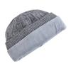 New Unisex Winter Hat Plush Fur Lined Warm Small Square Style Soft Beanie Hats For Men Women Thicken Ski Sports Knitted Hat