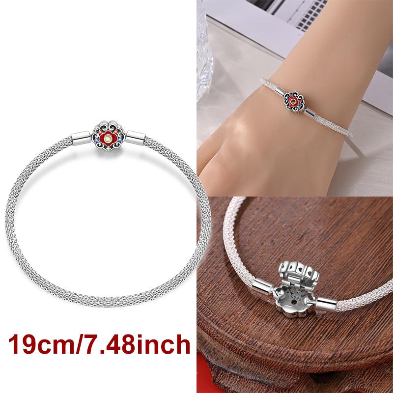 Copper Luck Getting Rich Blessing Pendant Chinese Elements Charms Beaded Fit Original Bracelet Jewelry Women Diy