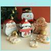 Adorable Christmas-themed Cartoon Tin Box For Candy And Biscuit Gifts For Kids